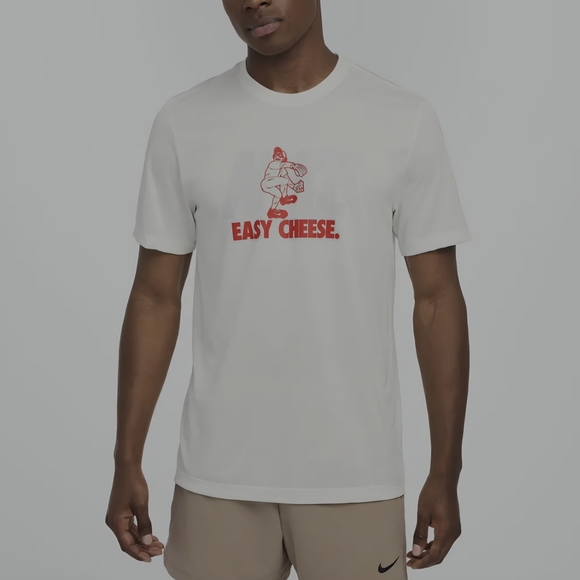 Nike Other - Nike White 'Easy Cheese' Graphic Tee